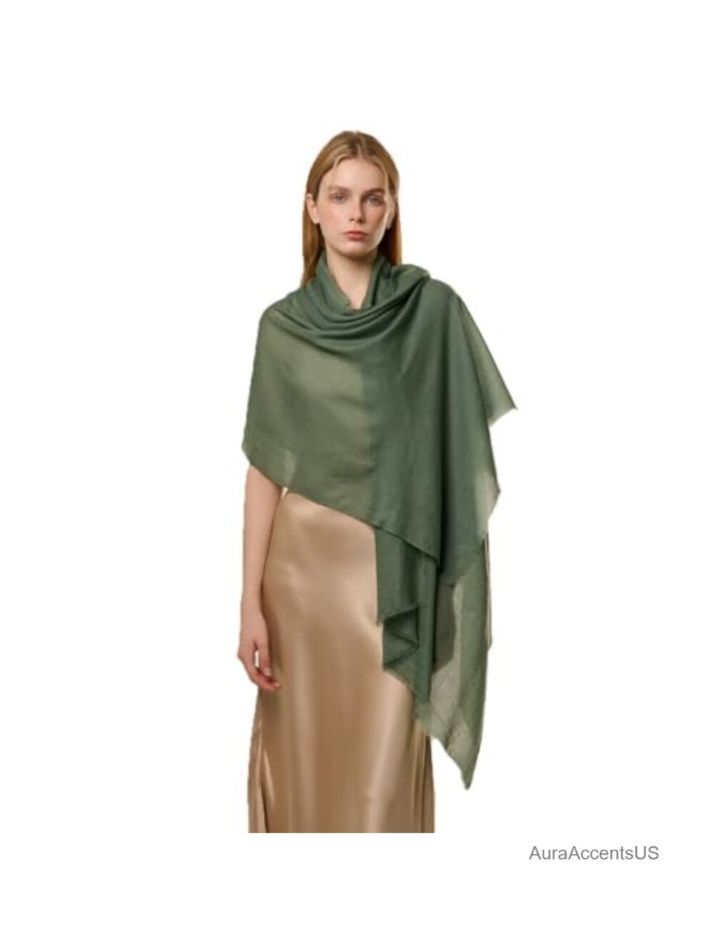 Luxury 100% Cashmere Shawl Wrap Scarf 75x30 Sheer Featherlight for Women